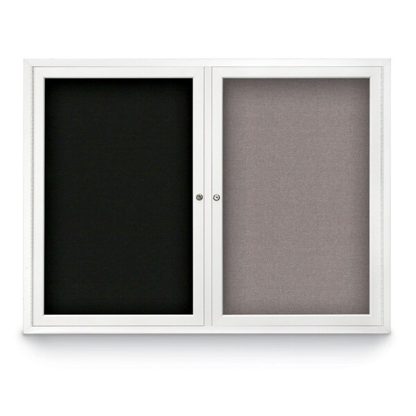 Corkboard, Cobalt/Black, 60" X36"